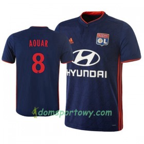 Koszulka Olympique Lyon Houssem Aouar 8 Wyjazdowe Koszulki Piłkarskie 2018-2019 Krótki Rękaw